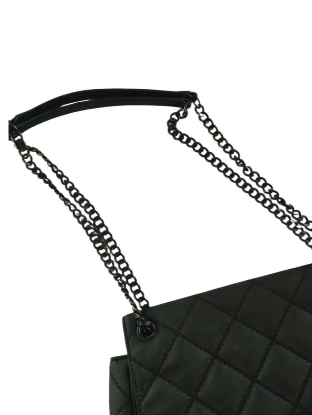 Tory Burch Willa Matte Black Quilted Leather Convertible Shoulder Bag